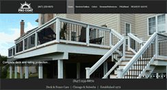 Desktop Screenshot of procoatonline.com